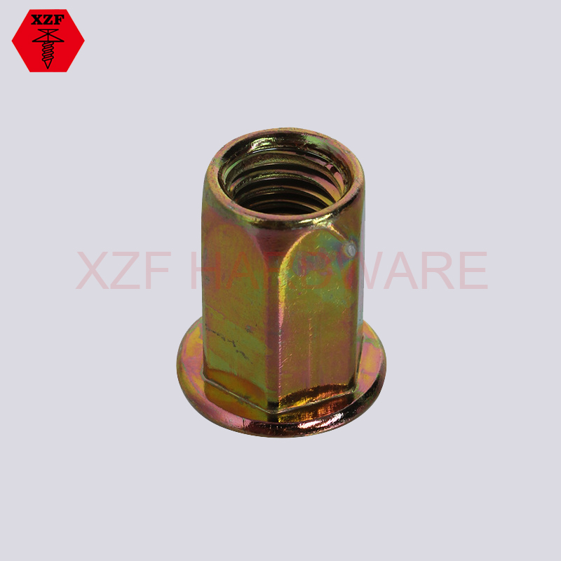 Flat Head Hex Riveted Nuts