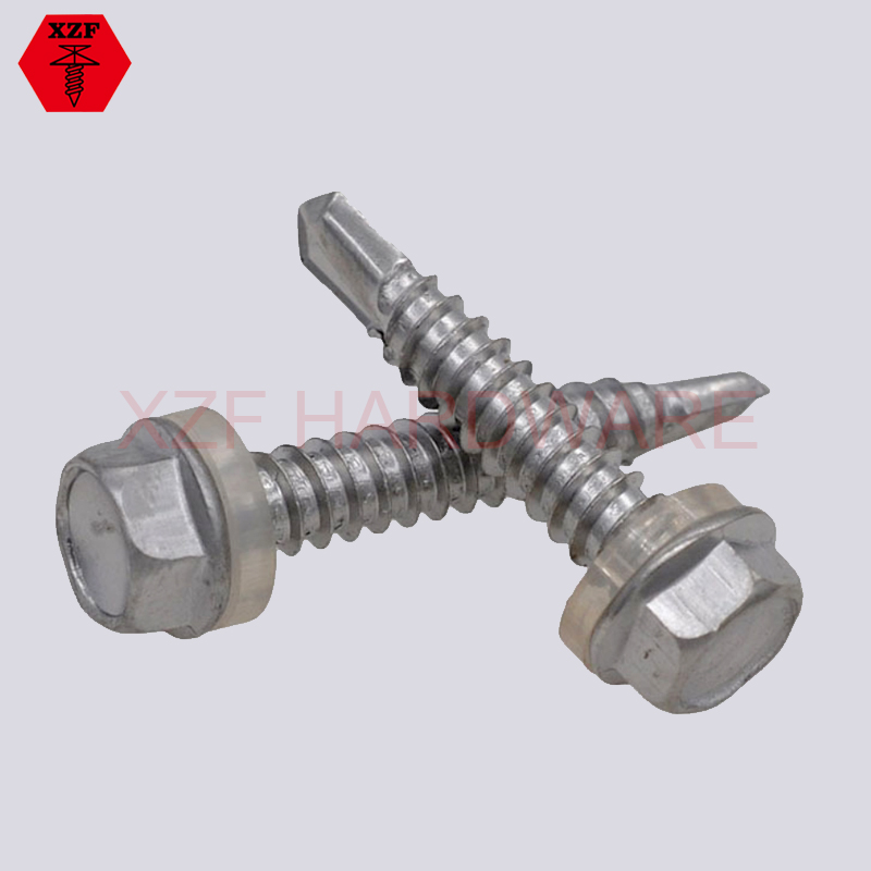 Hex Head Drilling Screws With Collar DIN7504K